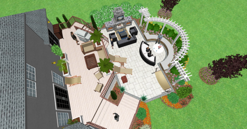 3d landscape design Walker, Grand Rapids