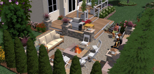 3d landscape design Rockford